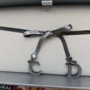 Authentic Vintage Dior CD Bow Bracelet by Galliano